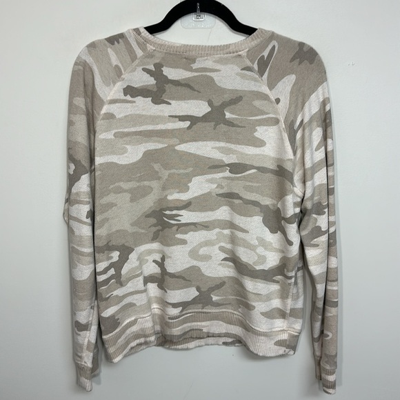 Rails Theo Oatmeal Camo Sweatshirt Medium‎ - Picture 4 of 7